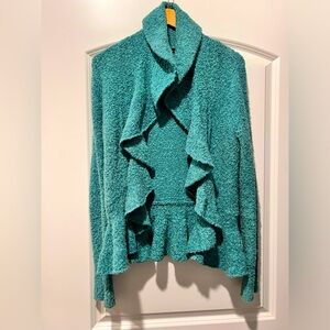 Victoria's Secret moda international boucle  Ruffled Cardigan